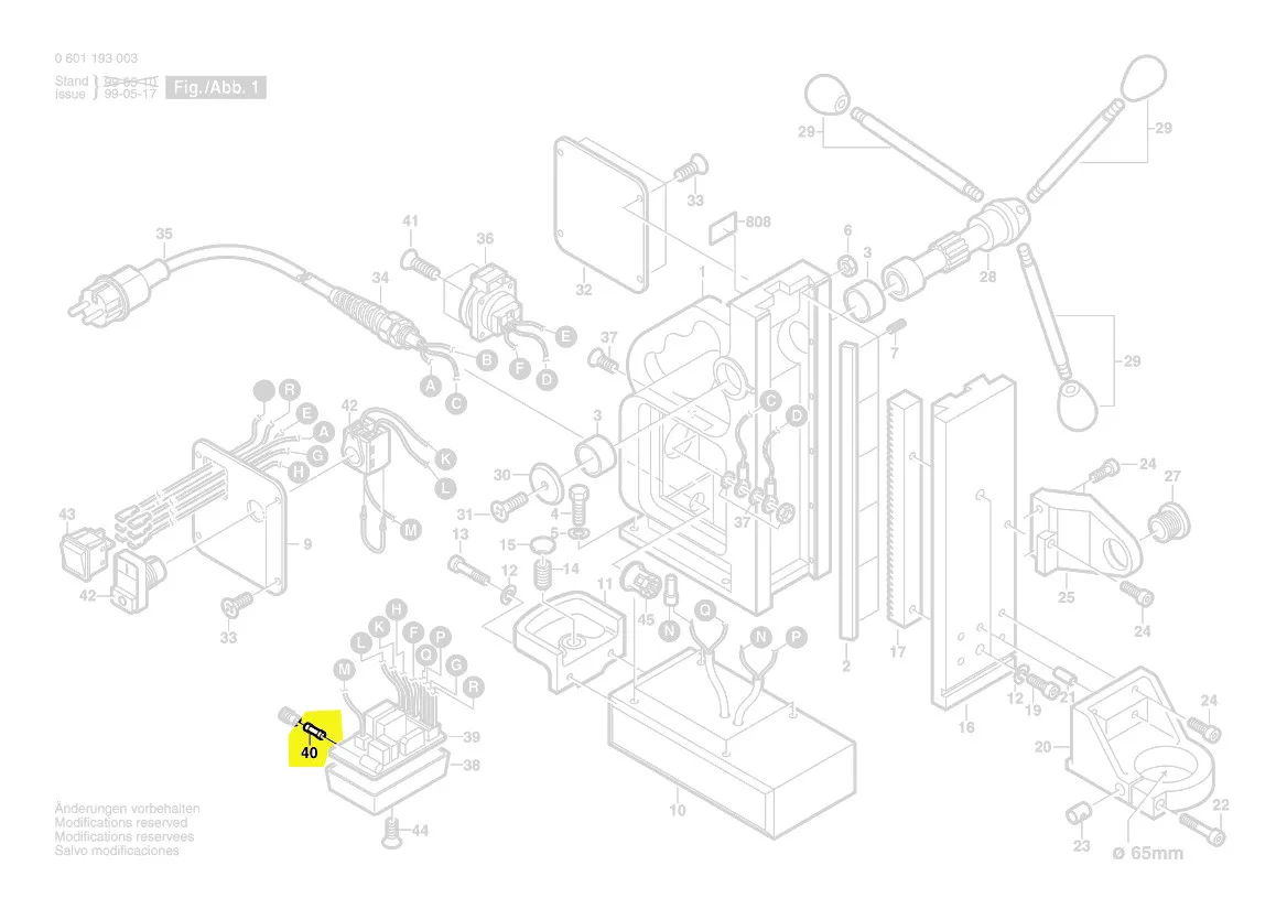fusible réf. 3 609 201 525 Bosch